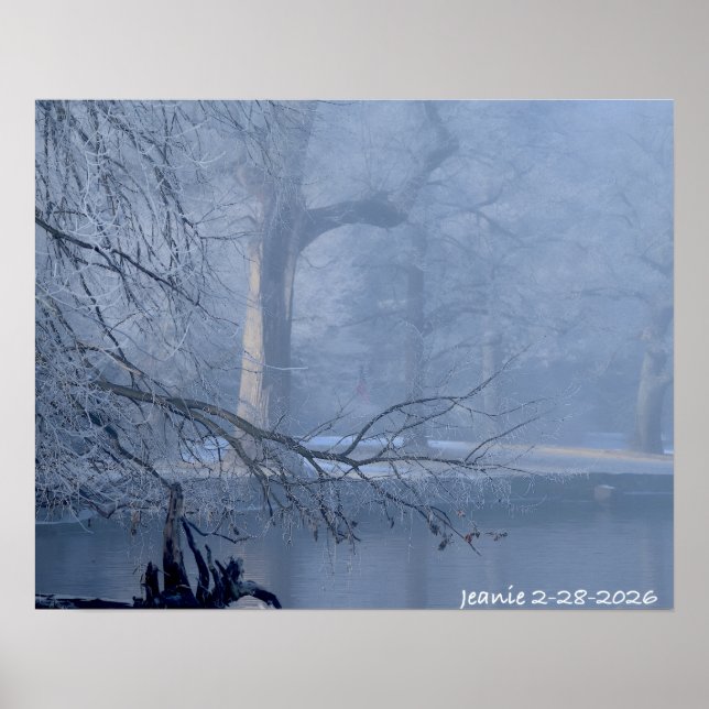 Poster Inverno no Delaware (Frente)
