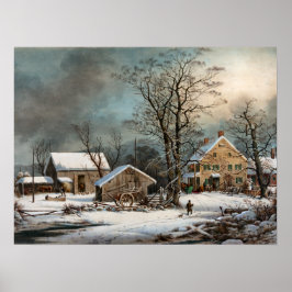Póster Inverno no País, Um Arquivamento da Manhã Fria Pr
