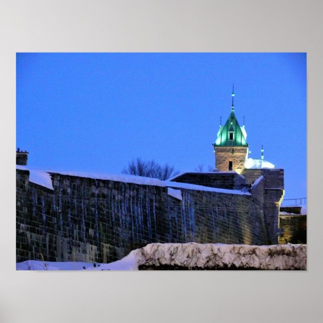 Poster Inverno no Quebec, Canadá (Frente)