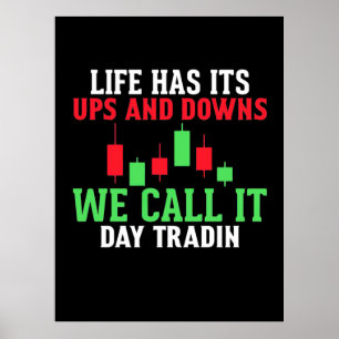 Poster Investidor Que Chamamos De Comércio De Dia