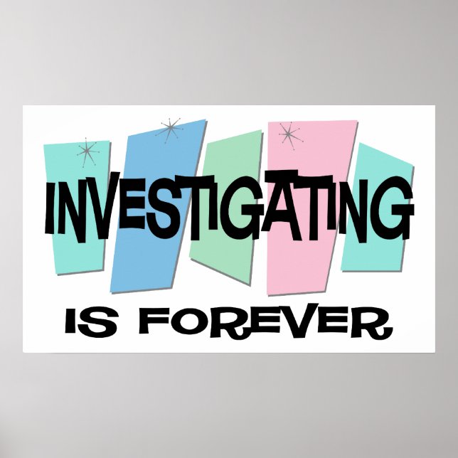 Póster Investigando Para Sempre (Frente)