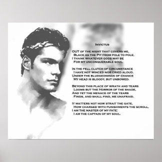 Póster Invictus
