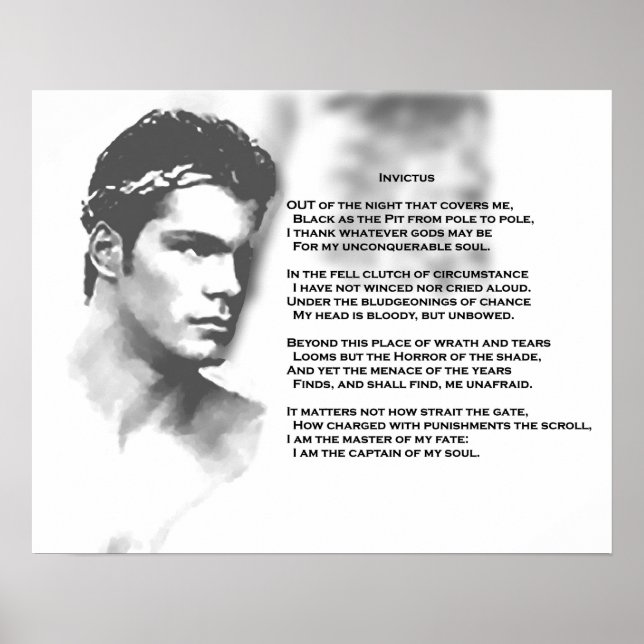 Póster Invictus (Frente)