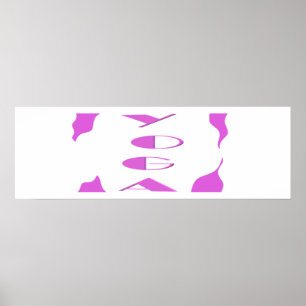 Poster Ioga branco pálido de meditação ioga