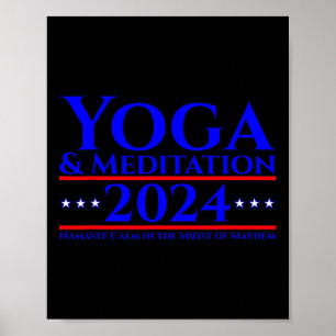 Poster Ioga e Meditação - Namaste Calm -