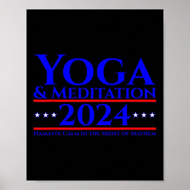 Poster Ioga e Meditação - Namaste Calm -  (Frente)