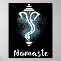 Ioga Ganesha Chakra Namaste Energia Lótus Carma Om