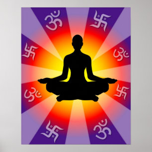 Póster Ioga - meditação
