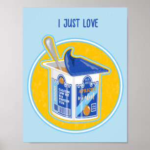 Poster Iogurte de damascos