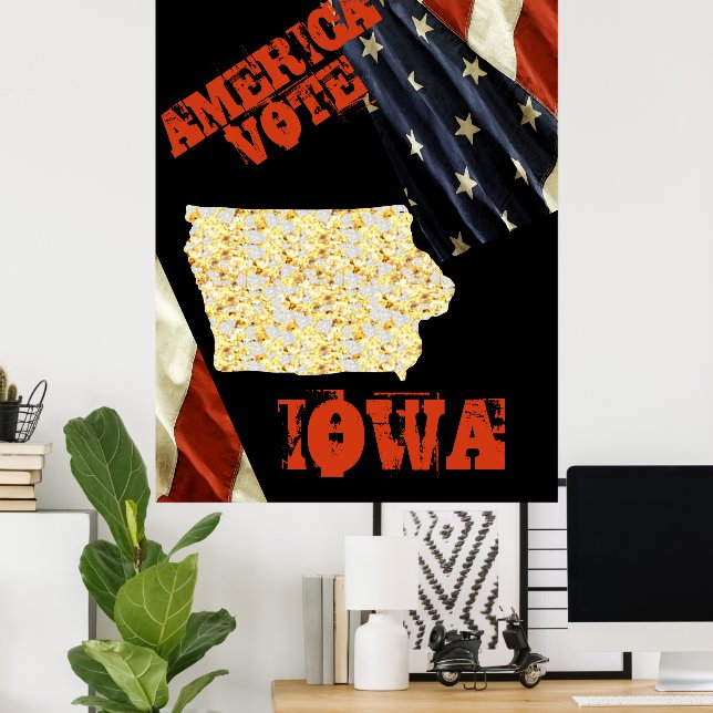 POSTER IOWA (Escritório em casa)