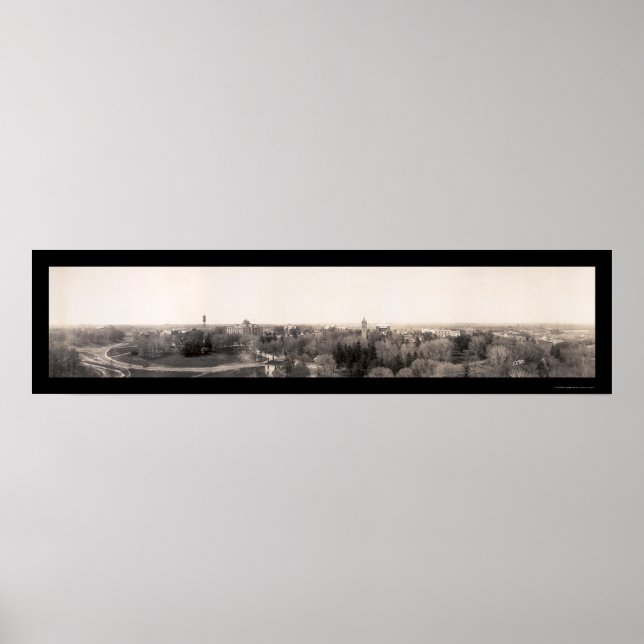 Póster Iowa State College IA Photo 1913 (Frente)