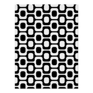 Póster Ipanema Beach - Black and white