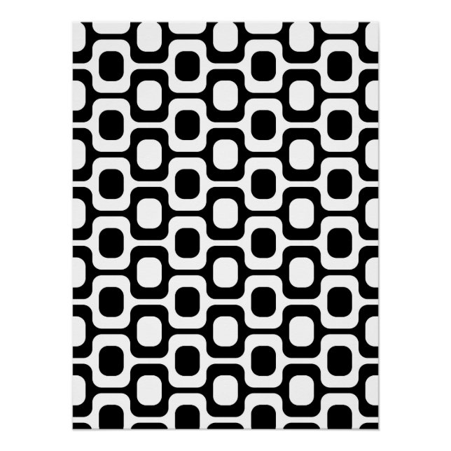 Póster Ipanema Beach - Black and white (Frente)