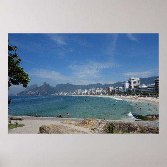 Póster Ipanema do Rio de Janeiro (Frente)