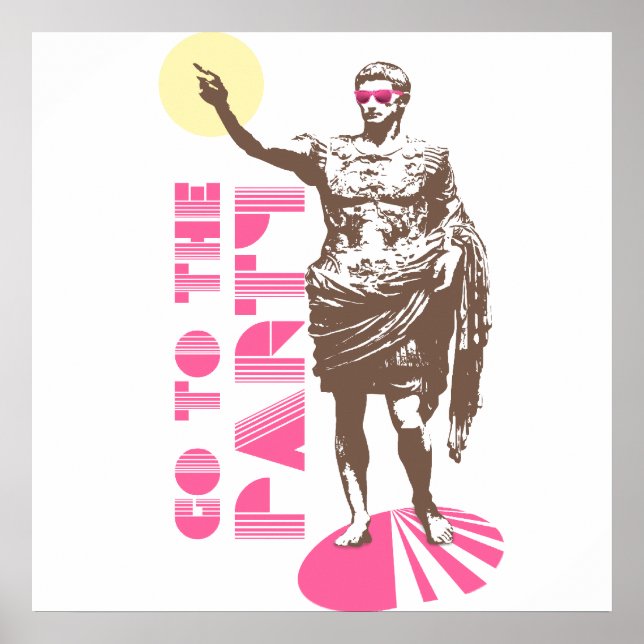 Póster Ir para a festa (Frente)