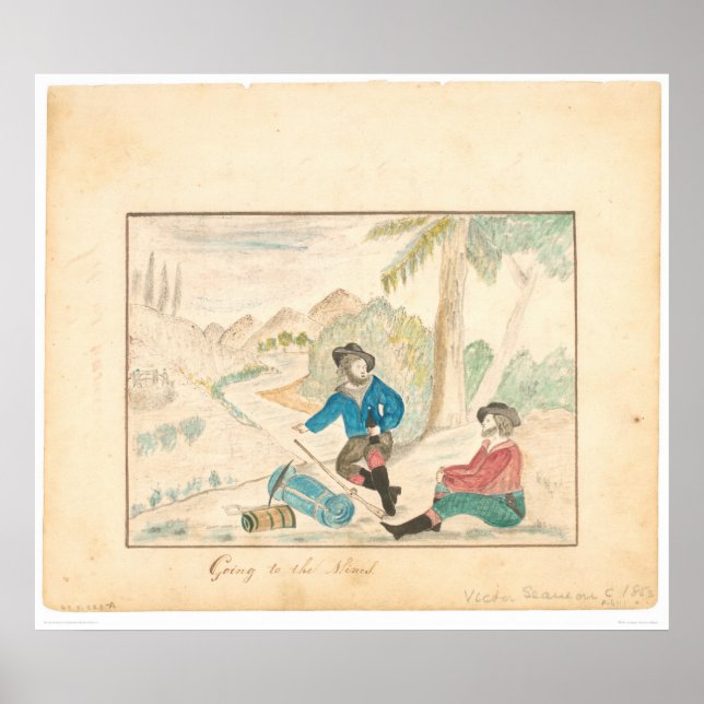 Poster Ir para as Minas (1600A) (Frente)