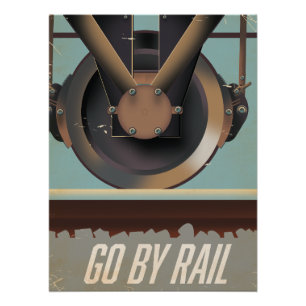 Póster Ir por trem