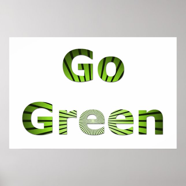 Póster Ir Verde (Frente)