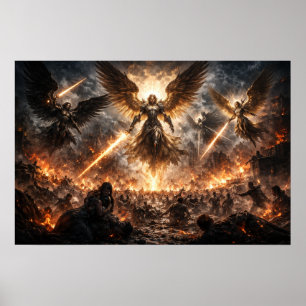 Poster Ira Apocalíptica dos Arcanjos
