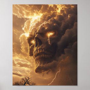 Poster Ira da Caveira da Tempestade
