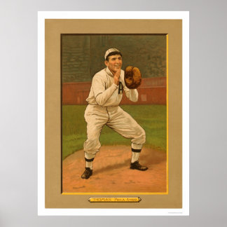 Póster Ira Thomas, Baseball 1911