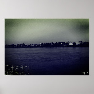 Poster Iraque Antigo Bagdá rio Tigre