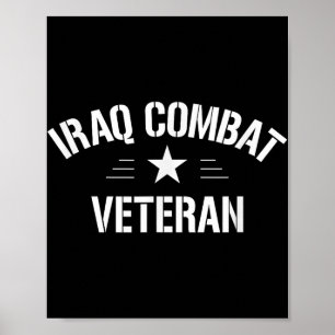 Poster Iraque Combate Veterano -