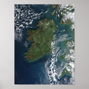 Póster Ireland como visto do ISS