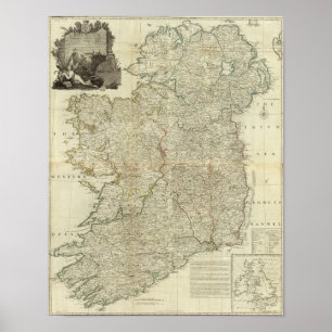 Póster Ireland composto
