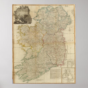 Póster Ireland composto