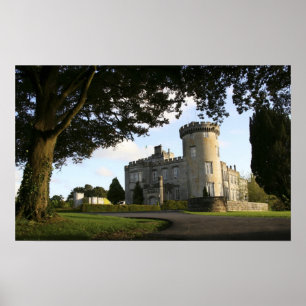 Poster Ireland, the Dromoland Castle side entrance.
