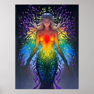 Poster “Iridesca” - Guardiã das Cores