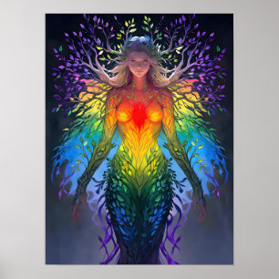 Poster “Iridesca” - Guardiã das Cores