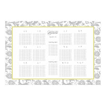 Íris amarela e gráfico de Cinza alfabético