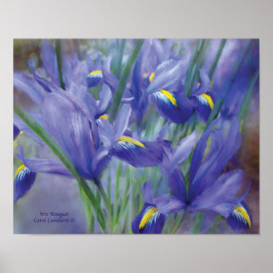 Póster Iris Bouquet Art Poster/Print