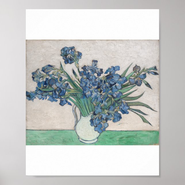 Poster Íris — Cartaz de Vincent van Gogh (Frente)