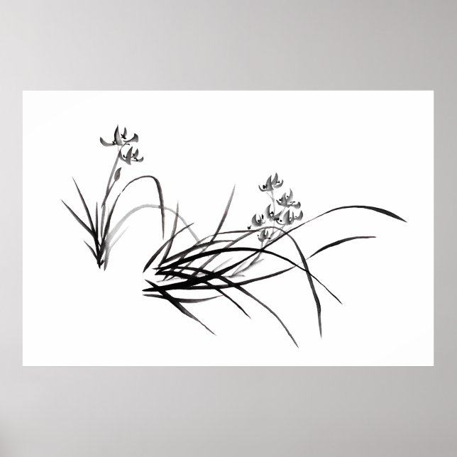 Poster Íris chinesa em Primavera (Frente)