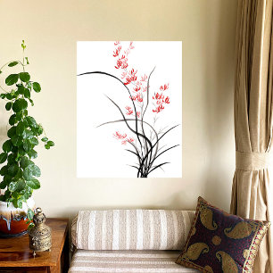 Poster Íris Chinesa Tradicional - um