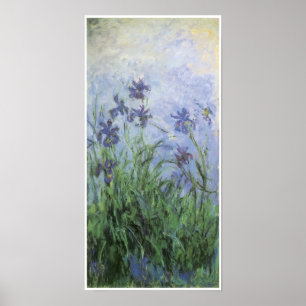 Poster Íris, Claude Monet