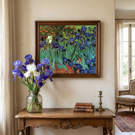 Póster Íris de Vincent van Gogh, Arte de Jardim Vintage