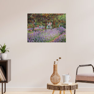 Poster Íris no Jardim de Monet