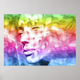Poster Iris  scarf