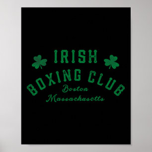 Poster Irish Boxing Club - Boston Machusets 2