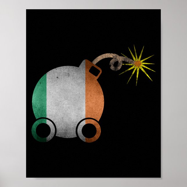 Poster Irish Car Bomb St Patrick's Day Tail Lover  (Frente)