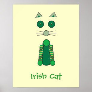 Póster Irish Cat