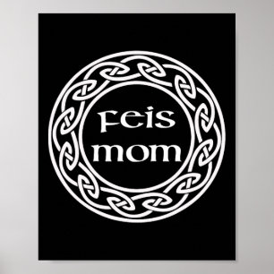 Poster Irish Dancing Gift Graphic - Love My Feis Mãe