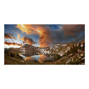 Póster Irish Lake Sunrise - Yosemite