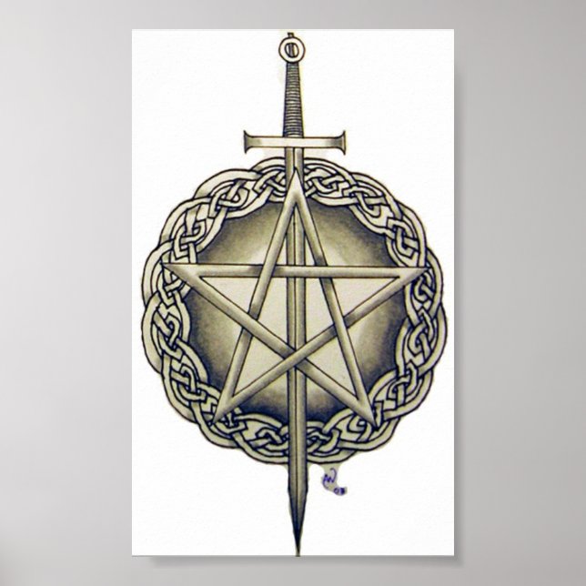 Póster Irish Pentacle (Frente)