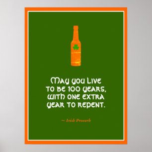 Poster Irish Proverb