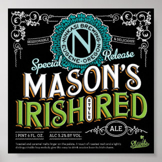Póster Irish Red Ale